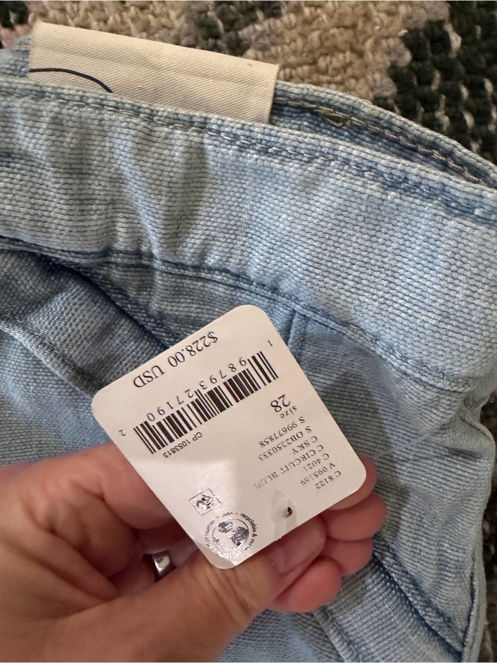 Free people We the People Trailblazer convertible zip jeans NWT size 28 - Picture 6 of 6